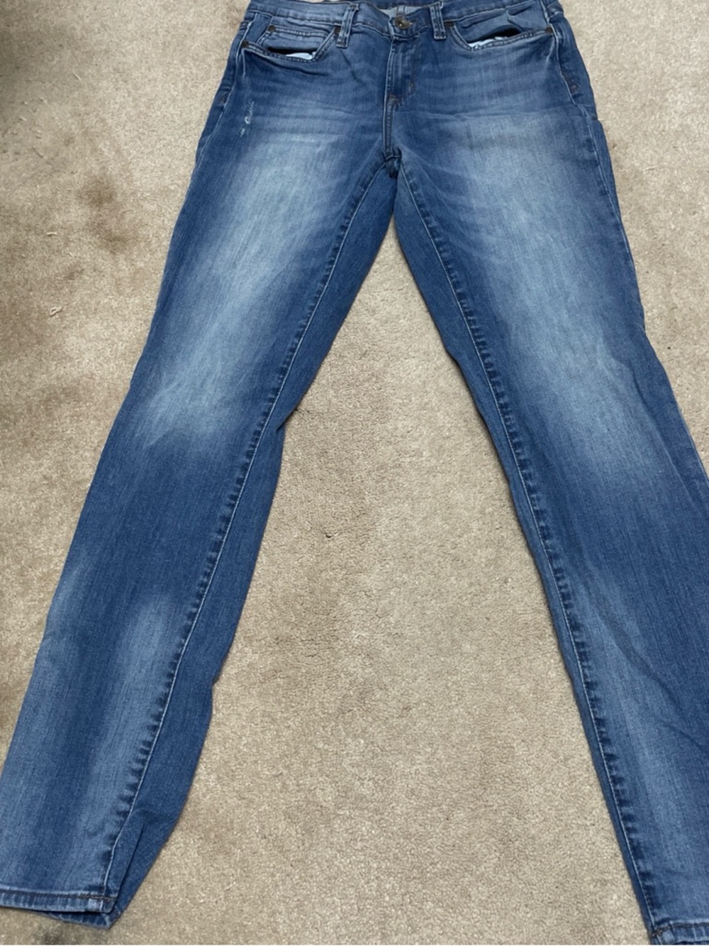 Calvin Klein Jeans Women's Mid Blue Straight Leg Denim